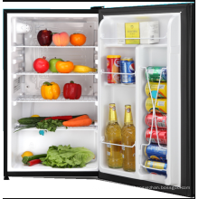 черный бесшумный однодверный мини-холодильник с батарейным питанием